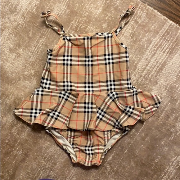 burberry bathing suit baby